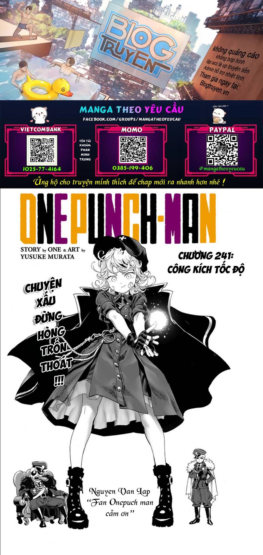 One Punch Man chapter 241 ảnh 1