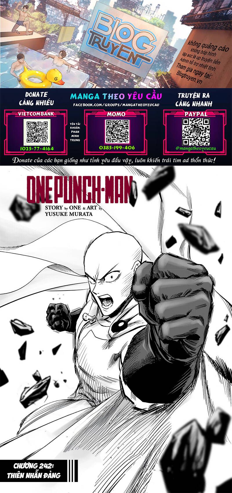 One Punch Man chapter 242 ảnh 1