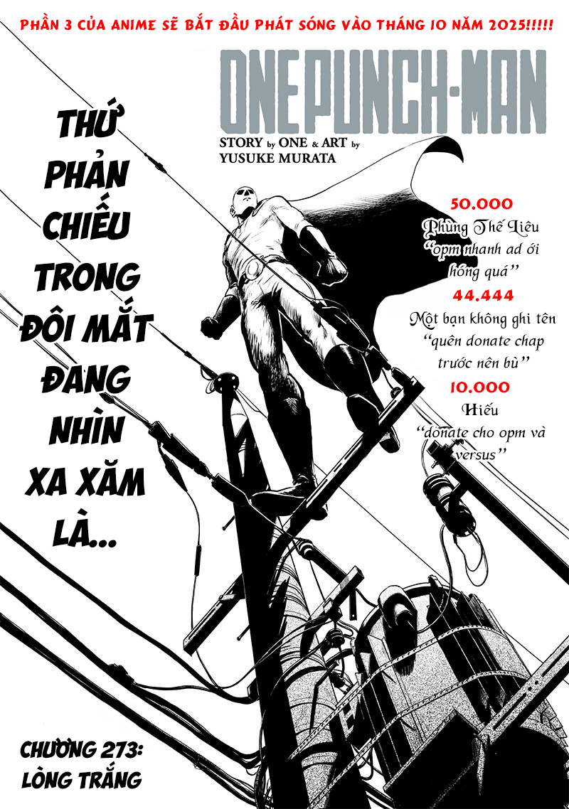 One Punch Man chapter 273 ảnh 1