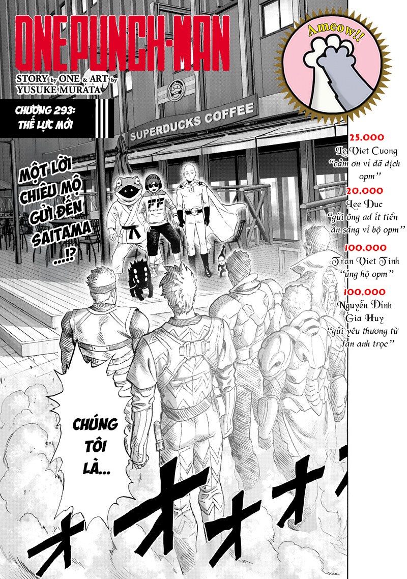 One Punch Man chapter 293 ảnh 1